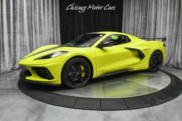 Used-2022-Chevrolet-Corvette-Stingray-C8R-3LT-Convertible-with-Z51-ONLY-4-Miles-LOADED-RARE