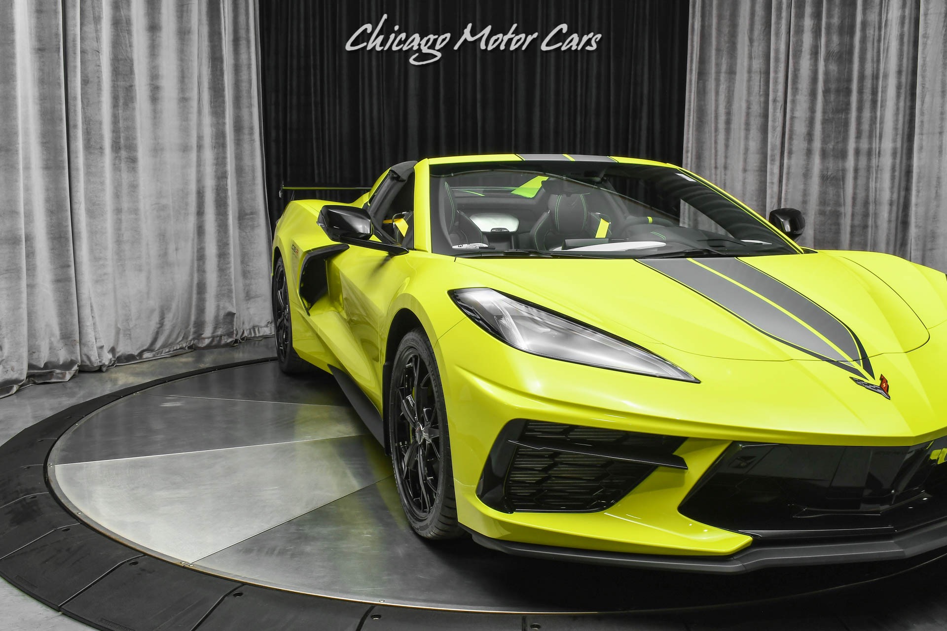 Used-2022-Chevrolet-Corvette-Stingray-C8R-3LT-Convertible-with-Z51-ONLY-4-Miles-LOADED-RARE