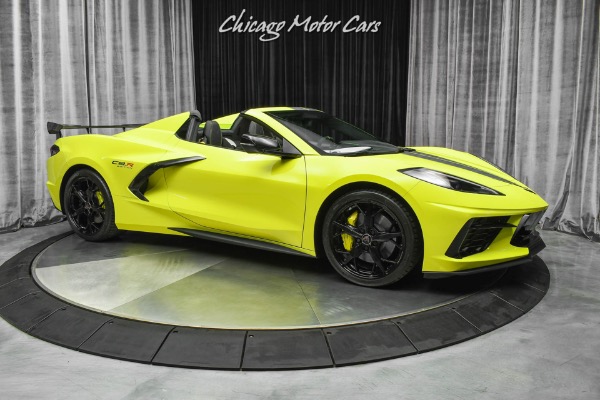 Used-2022-Chevrolet-Corvette-Stingray-C8R-3LT-Convertible-with-Z51-ONLY-4-Miles-LOADED-RARE