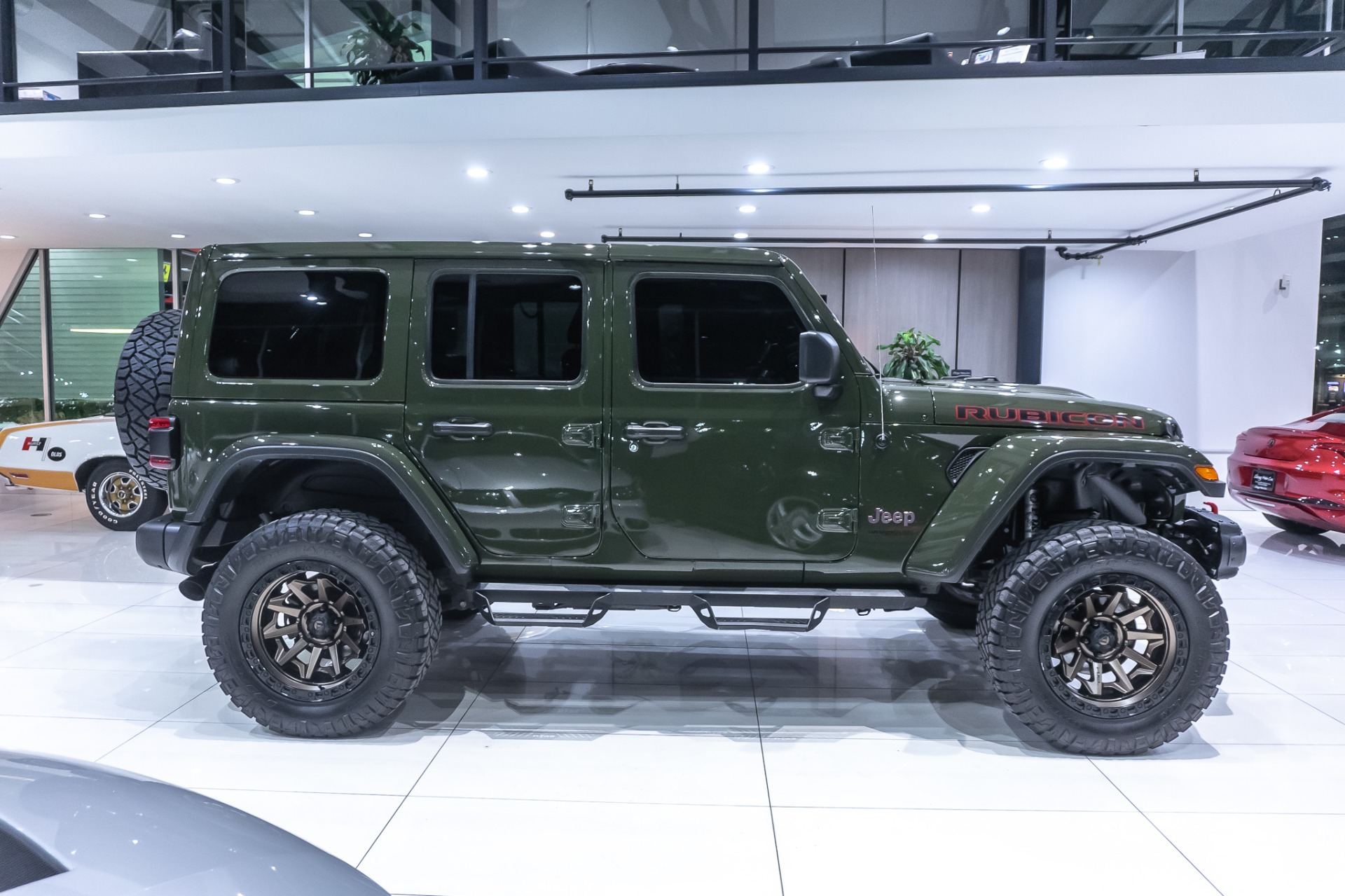 Used 2021 Jeep Wrangler Unlimited Rubicon  Turbo Diesel 4X4 Mopar 2inch  Lift Kit + Custom Wheels w/Nittos For Sale (Special Pricing) | Chicago  Motor Cars Stock #19030