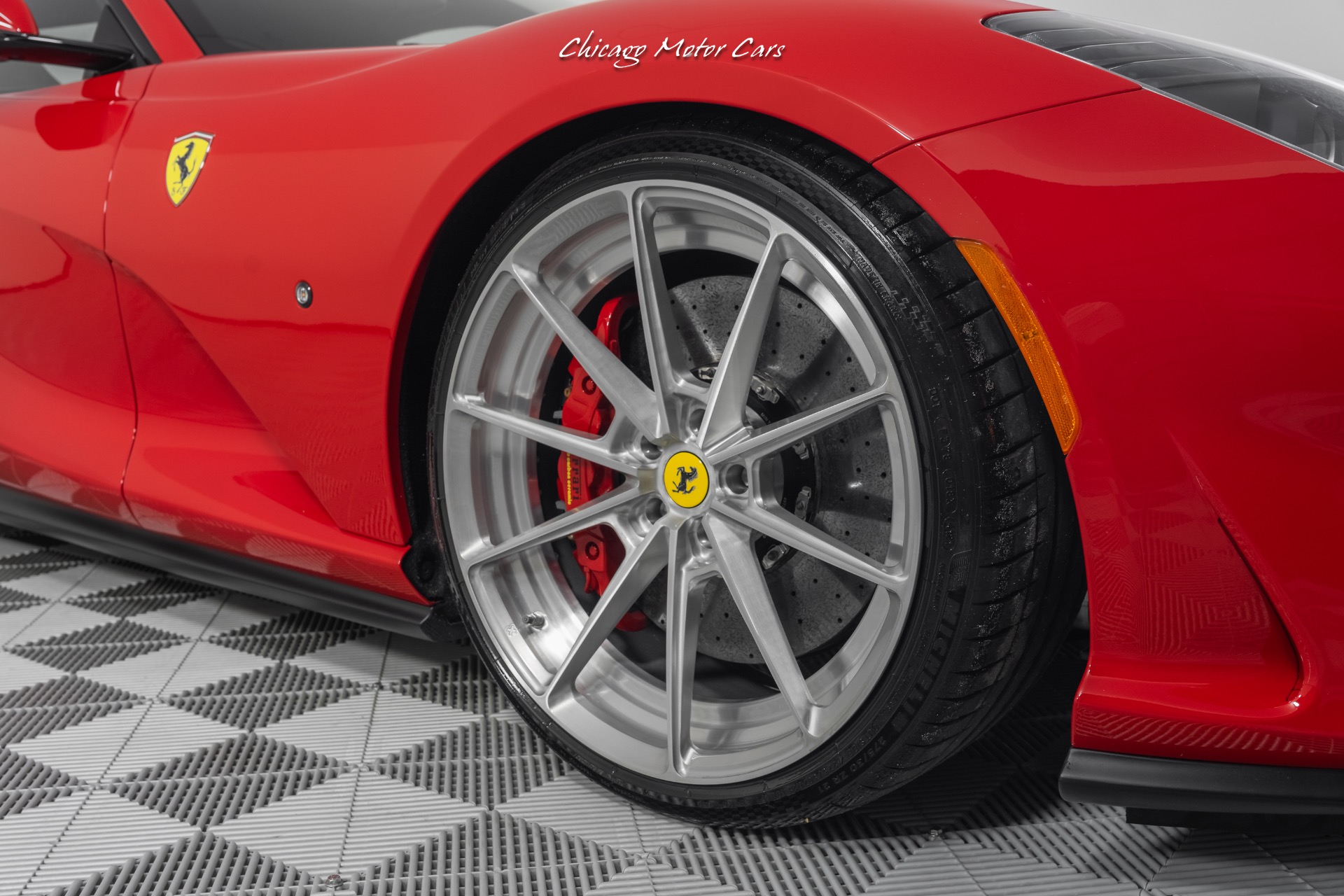 Used-2019-Ferrari-812-Superfast-Coupe-Only-6k-Miles-Anrky-Wheels-Carbon-Steering-Wheel-Front-PPF