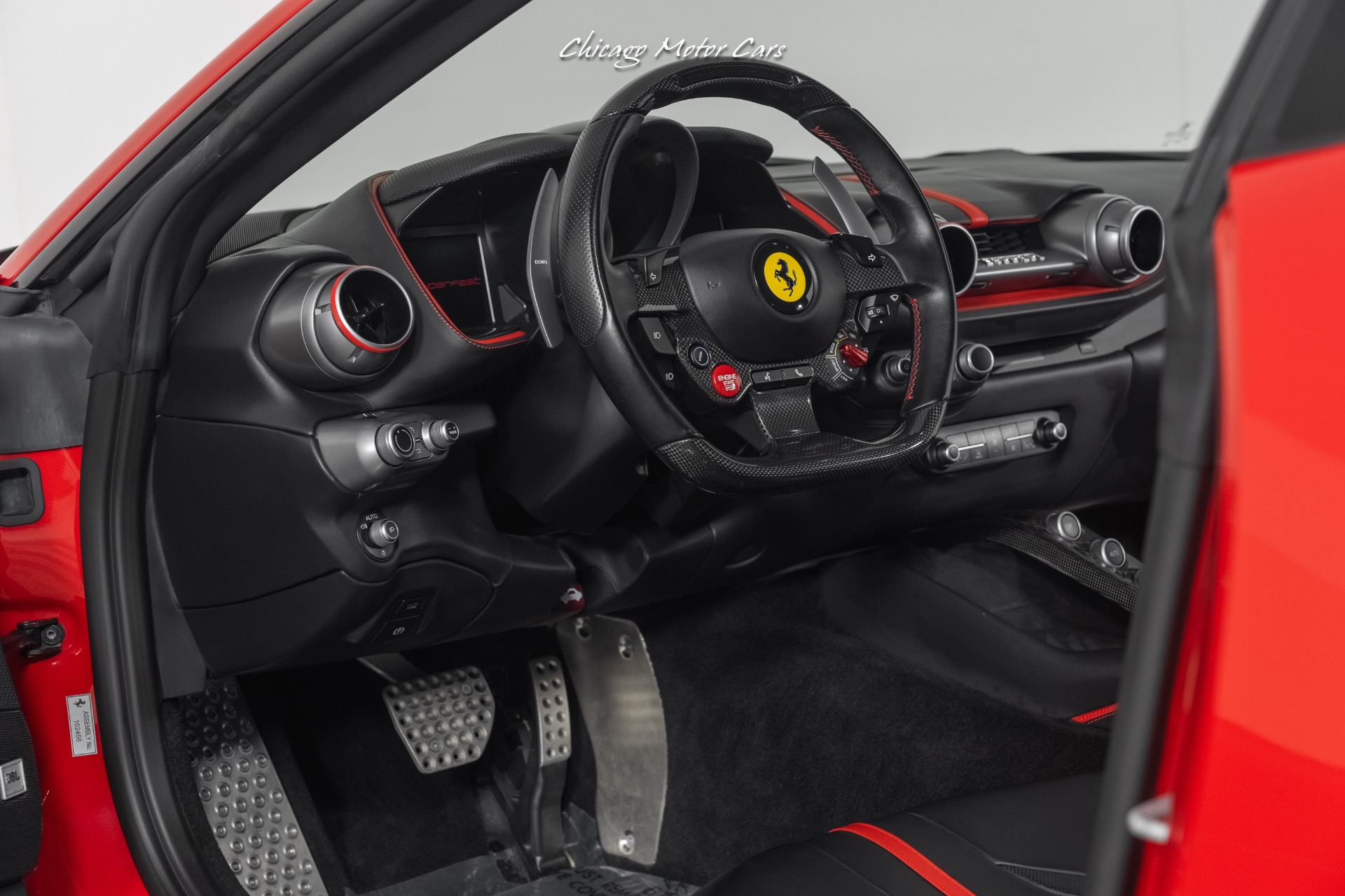 Used-2019-Ferrari-812-Superfast-Coupe-Only-6k-Miles-Anrky-Wheels-Carbon-Steering-Wheel-Front-PPF