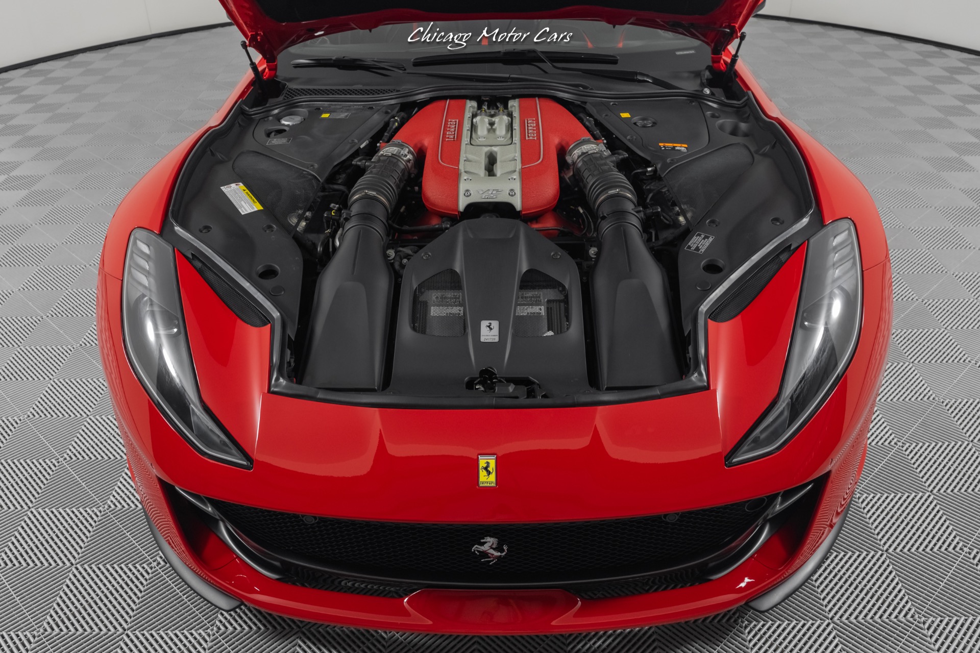 Used-2019-Ferrari-812-Superfast-Coupe-Only-6k-Miles-Anrky-Wheels-Carbon-Steering-Wheel-Front-PPF