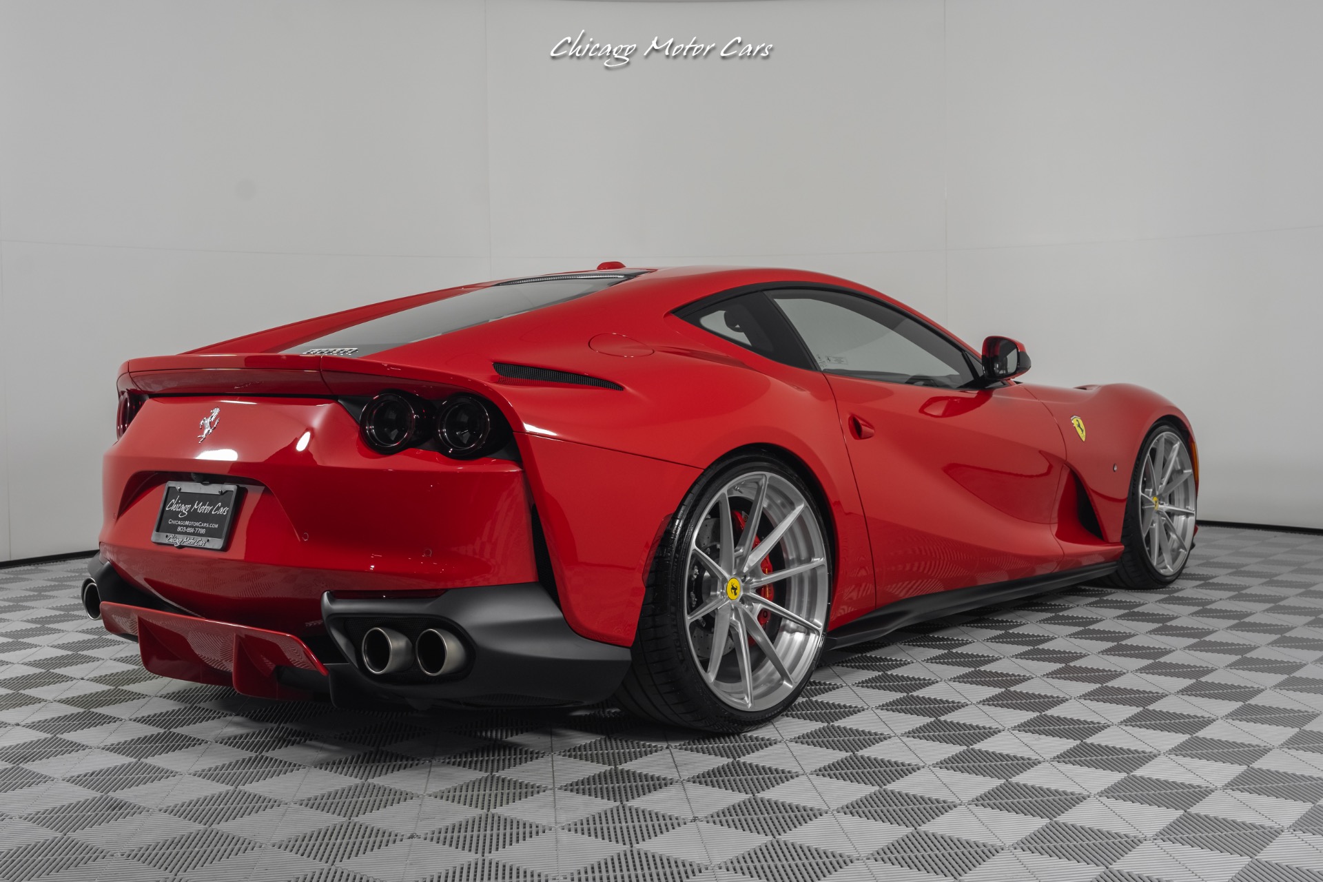 Used-2019-Ferrari-812-Superfast-Coupe-Only-6k-Miles-Anrky-Wheels-Carbon-Steering-Wheel-Front-PPF