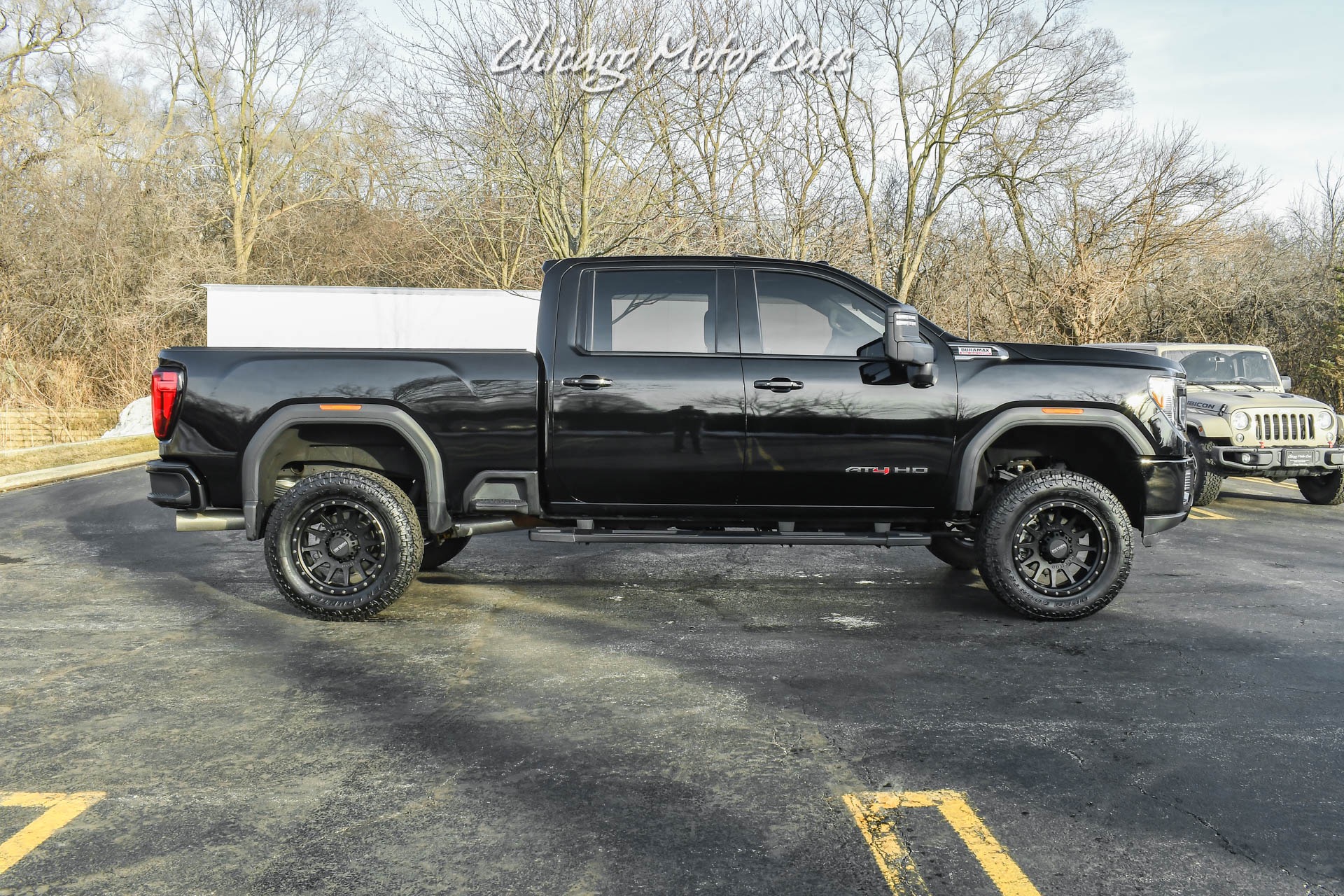 Used-2020-GMC-Sierra-2500HD-AT4-66L-DURAMAX-Pick-Up-Truck-Premium-Pkg-3-Inch-LIFT-Method-Wheels