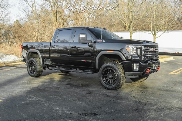 Used-2020-GMC-Sierra-2500HD-AT4-66L-DURAMAX-Pick-Up-Truck-Premium-Pkg-3-Inch-LIFT-Method-Wheels