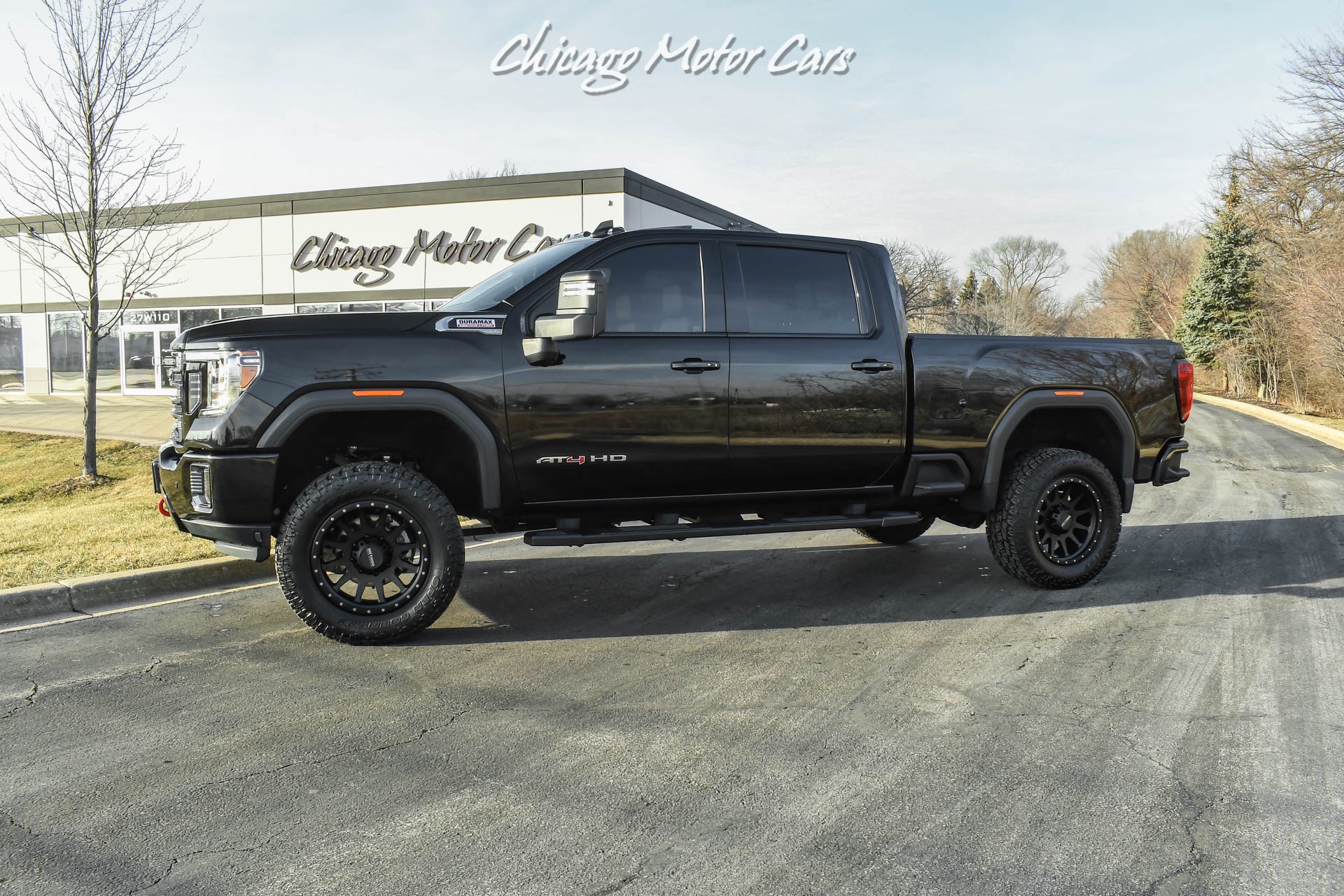 Used-2020-GMC-Sierra-2500HD-AT4-66L-DURAMAX-Pick-Up-Truck-Premium-Pkg-3-Inch-LIFT-Method-Wheels