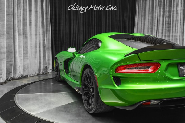 Used-2017-Dodge-Viper-GTC-Coupe-RARE-Stryker-Green-Pearl-Aero-Package-ONLY-1K-Miles-LOADED