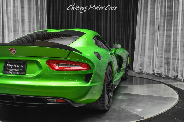 Used-2017-Dodge-Viper-GTC-Coupe-RARE-Stryker-Green-Pearl-Aero-Package-ONLY-1K-Miles-LOADED