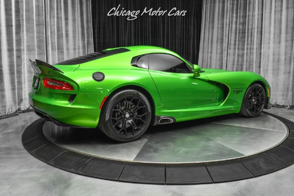 Used-2017-Dodge-Viper-GTC-Coupe-RARE-Stryker-Green-Pearl-Aero-Package-ONLY-1K-Miles-LOADED