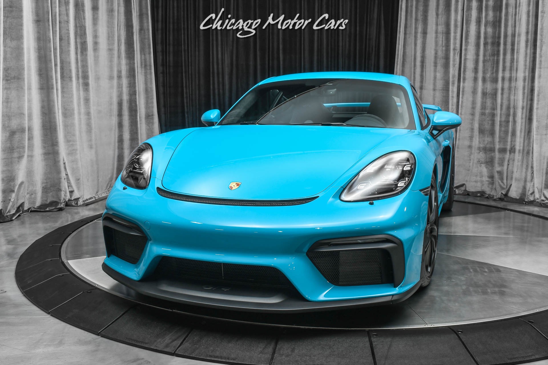 Used-2020-Porsche-718-Cayman-GT4-Coupe-RARE-Miami-Blue-ONLY-361-Miles-PPF-LOADED