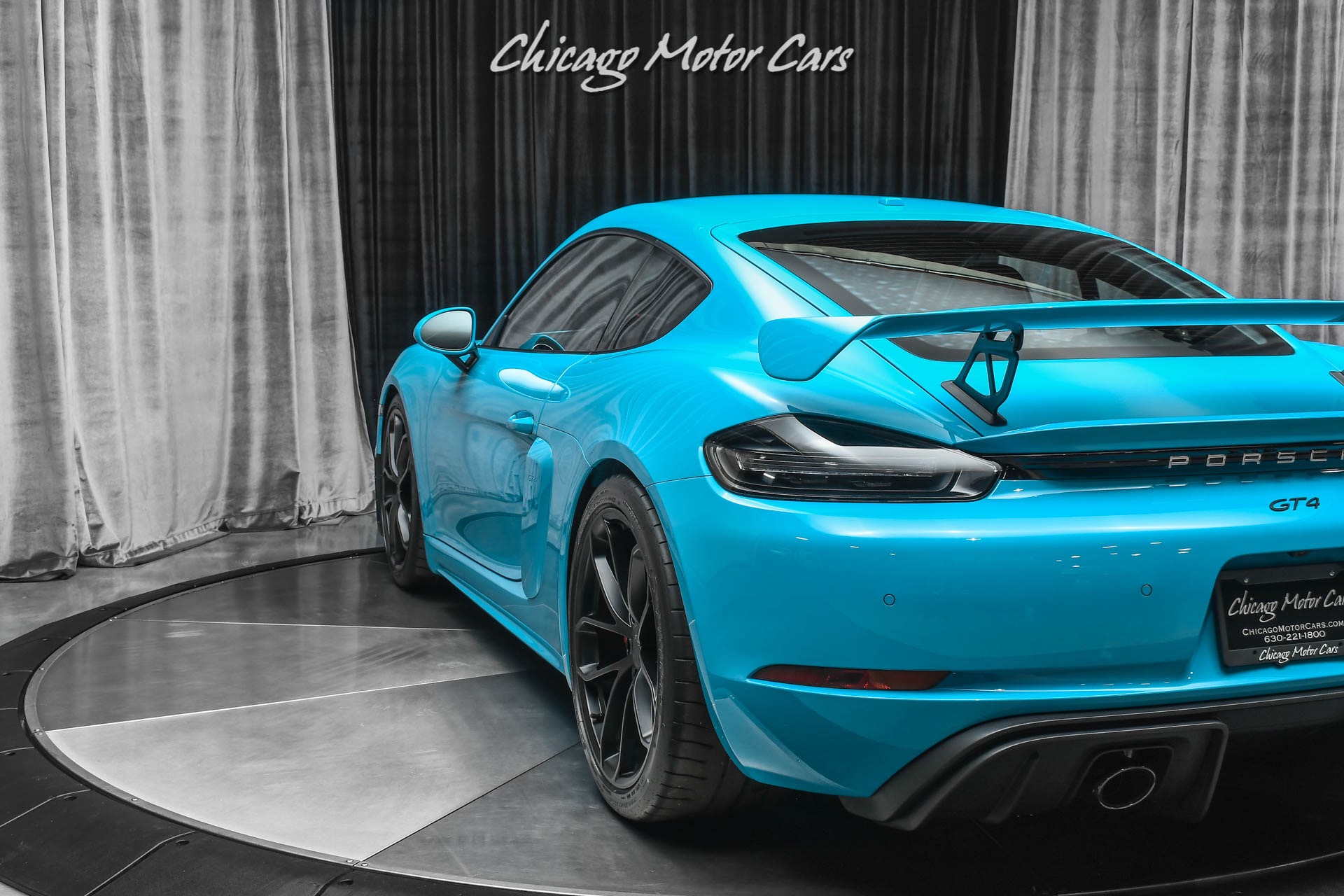 Used-2020-Porsche-718-Cayman-GT4-Coupe-RARE-Miami-Blue-ONLY-361-Miles-PPF-LOADED