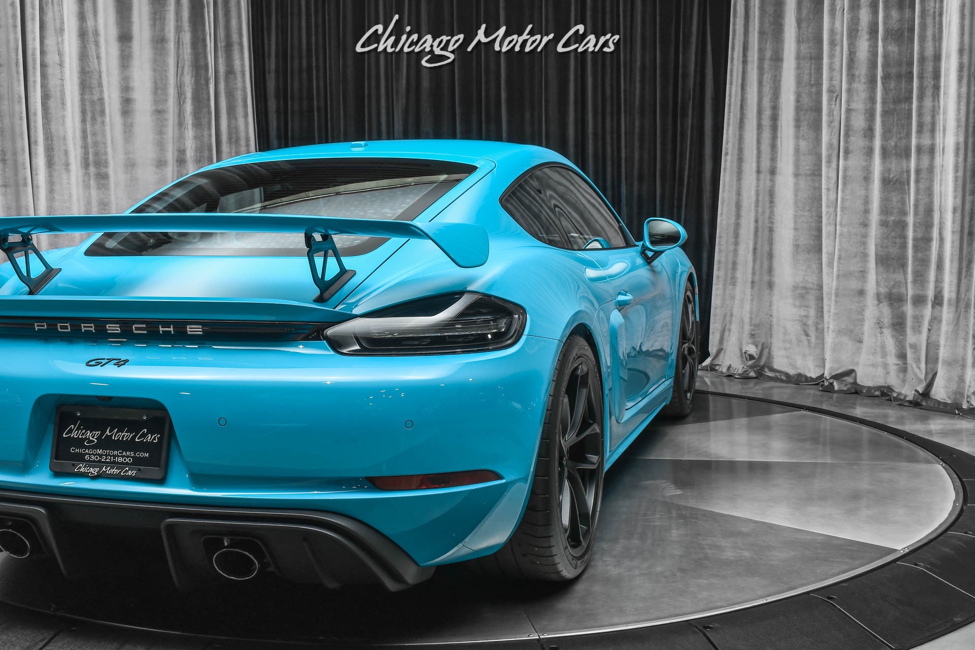 Used-2020-Porsche-718-Cayman-GT4-Coupe-RARE-Miami-Blue-ONLY-361-Miles-PPF-LOADED