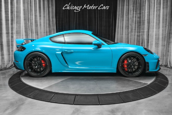 Used-2020-Porsche-718-Cayman-GT4-Coupe-RARE-Miami-Blue-ONLY-361-Miles-PPF-LOADED