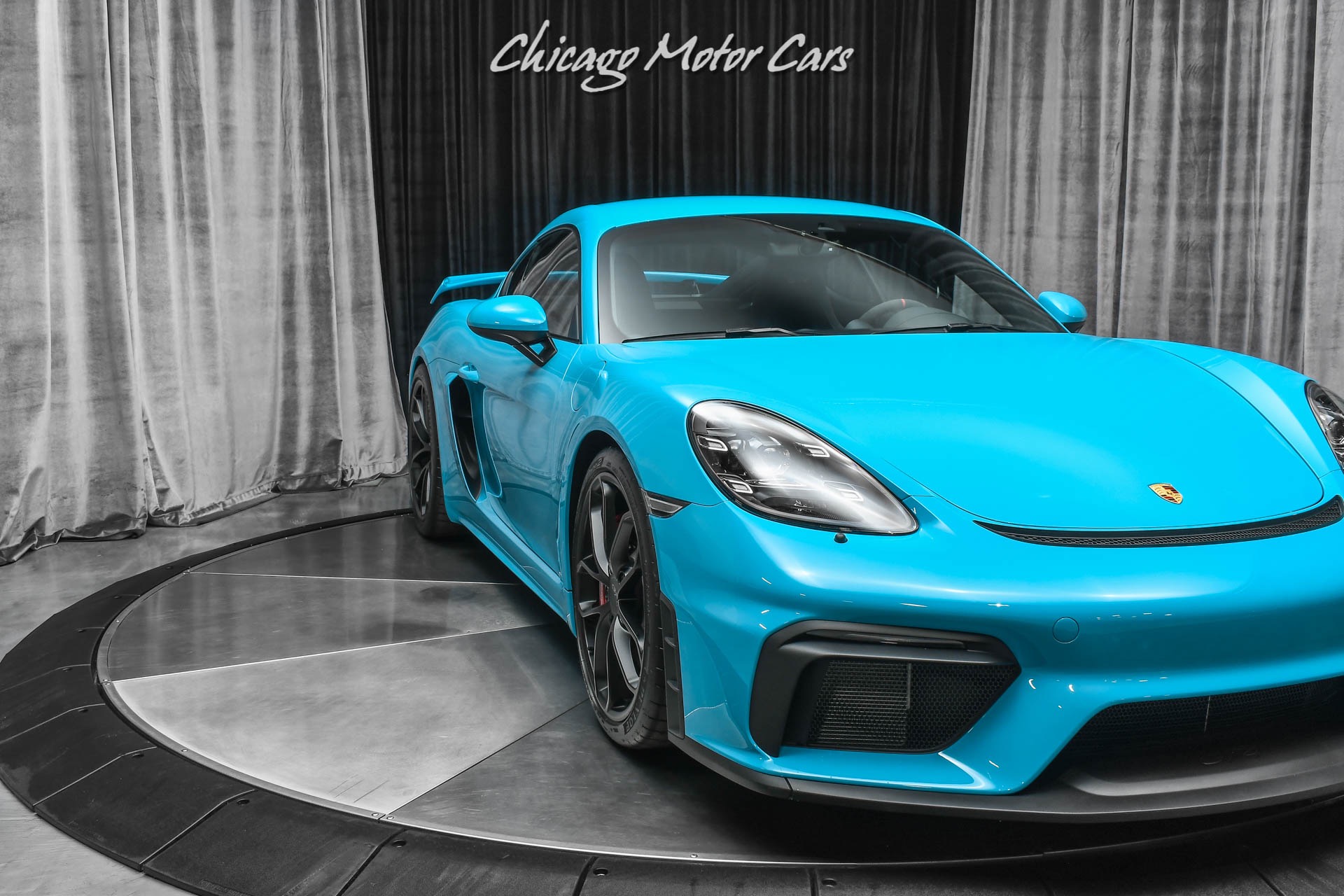 Used-2020-Porsche-718-Cayman-GT4-Coupe-RARE-Miami-Blue-ONLY-361-Miles-PPF-LOADED