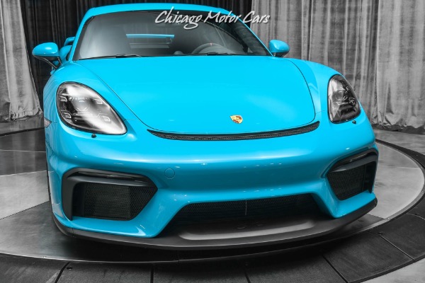 Used-2020-Porsche-718-Cayman-GT4-Coupe-RARE-Miami-Blue-ONLY-361-Miles-PPF-LOADED