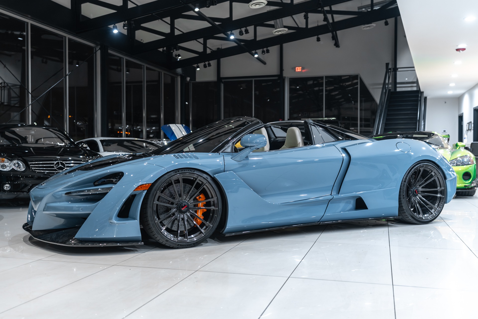 Used-2020-McLaren-720S-Spider-Performance-NOVITEC-NLARGO-Wide-Body-Package-Full-PPF-China-Blue