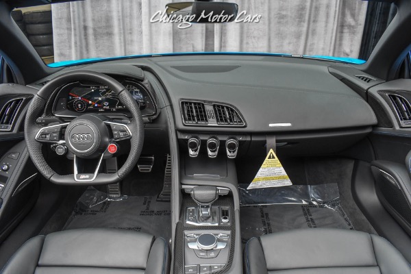 Used-2022-Audi-R8-52-V10-performance-Spyder-Convertible-ONLY-317-Miles-Riviera-Blue-Carbon