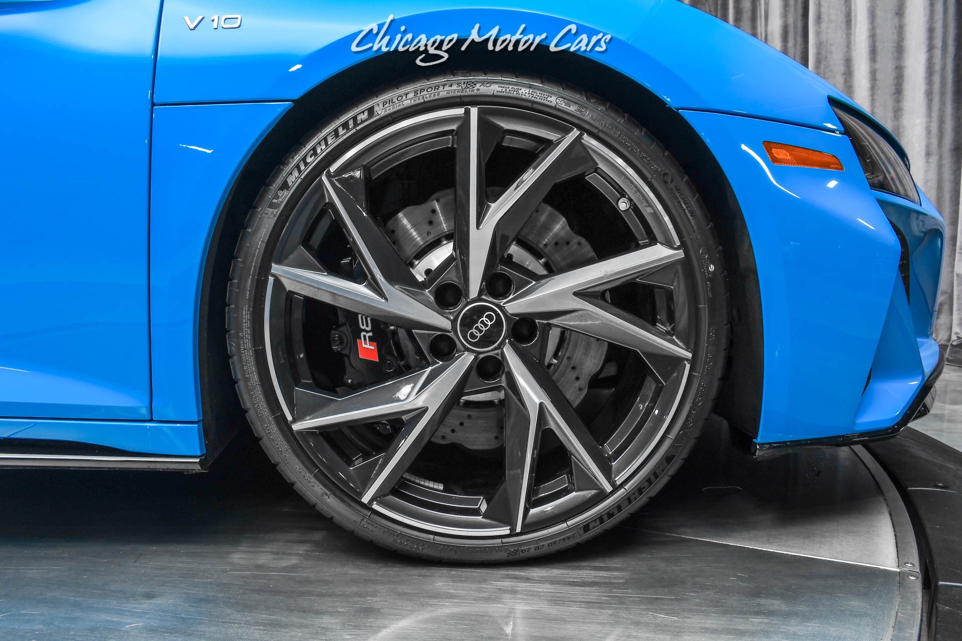 Used-2022-Audi-R8-52-V10-performance-Spyder-Convertible-ONLY-317-Miles-Riviera-Blue-Carbon