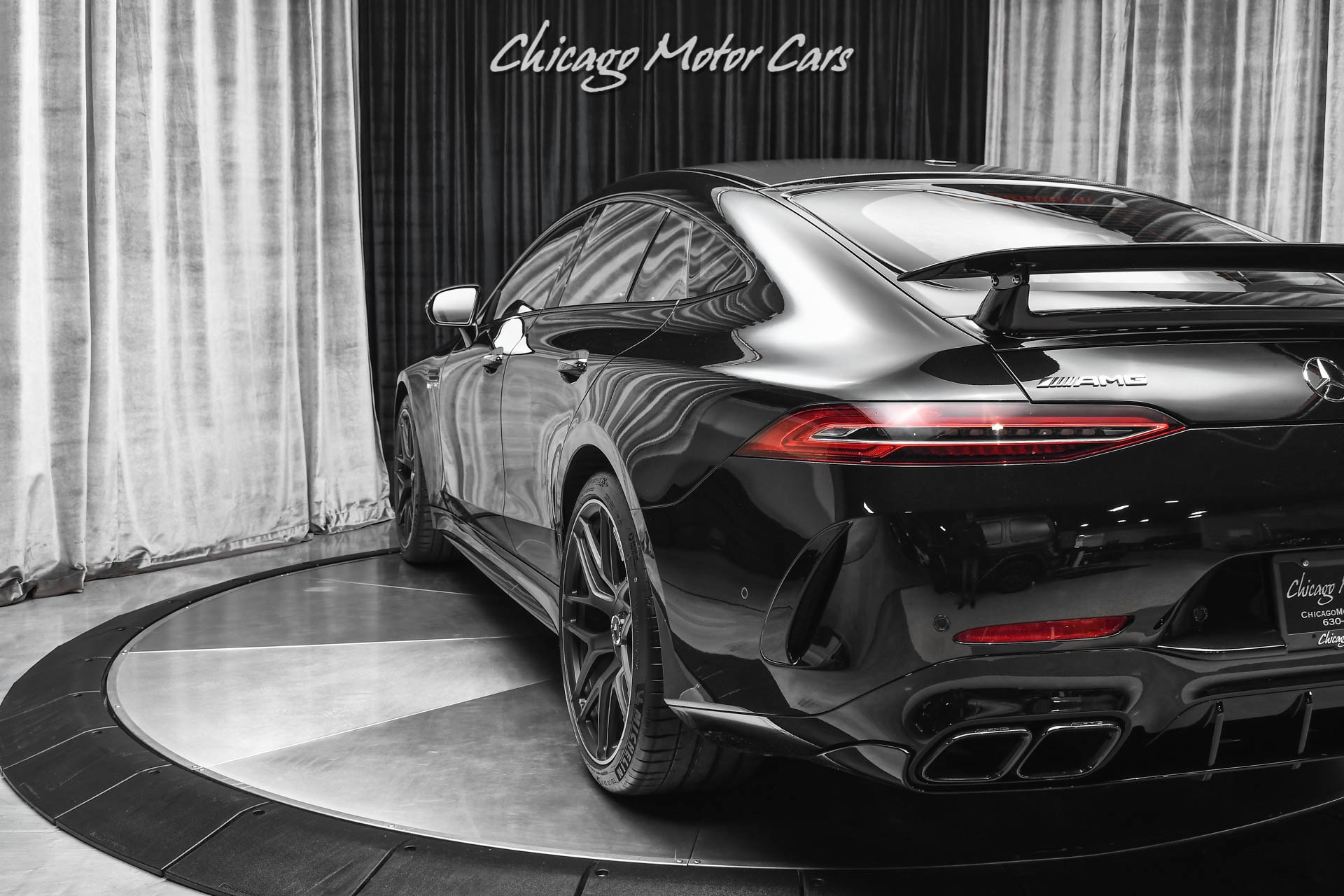 Mercedes-Benz AMG GT4-door with INFERNO carbon fiber aerodynamic package. /  TopCar