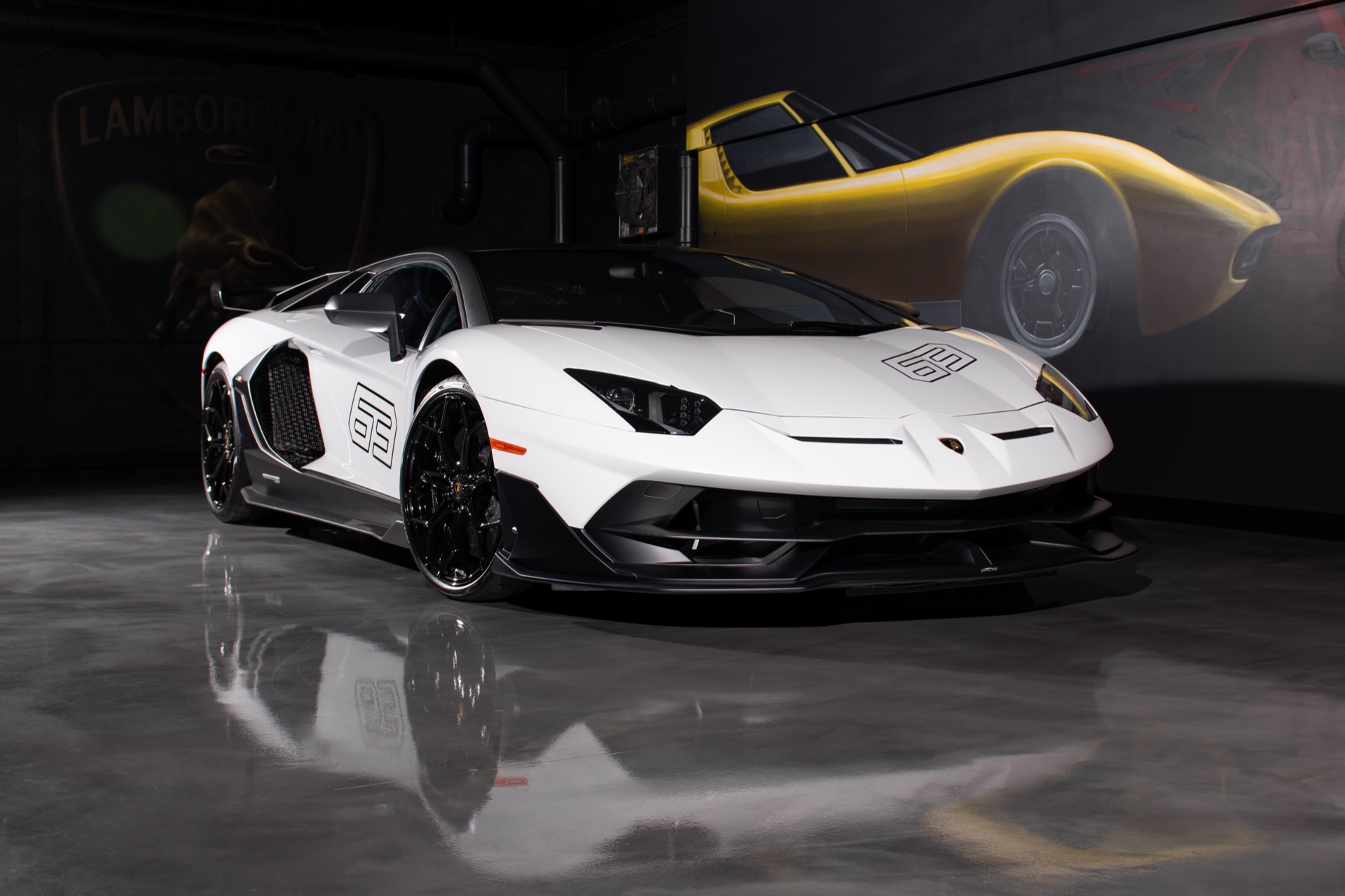 Used 2020 Lamborghini Aventador SVJ 63 LP770-4 SVJ63 Coupe ONLY 120 Miles!  SUPER RARE EXAMPLE! TONS of Carbon! For Sale (Special Pricing) | Chicago  Motor Cars Stock #19500