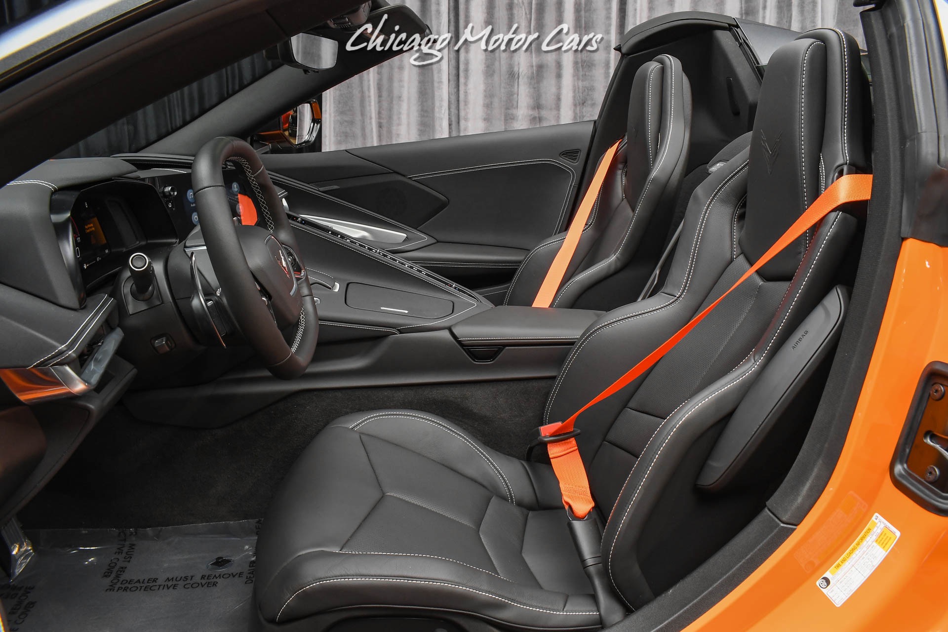 Used-2022-Chevrolet-Corvette-Stingray-Convertible-ONLY-397-Miles-Amplify-Orange-Perf-Exhaust-LOADED