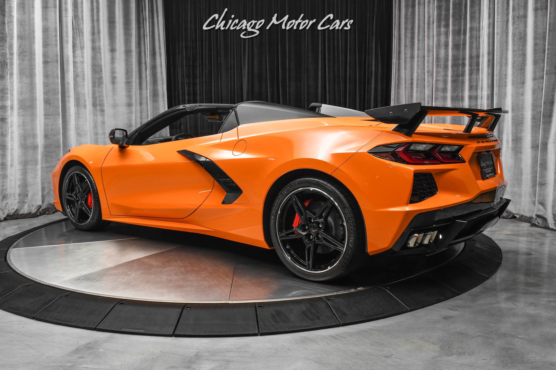 Used-2022-Chevrolet-Corvette-Stingray-Convertible-ONLY-397-Miles-Amplify-Orange-Perf-Exhaust-LOADED