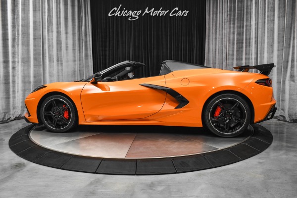 Used-2022-Chevrolet-Corvette-Stingray-Convertible-ONLY-397-Miles-Amplify-Orange-Perf-Exhaust-LOADED