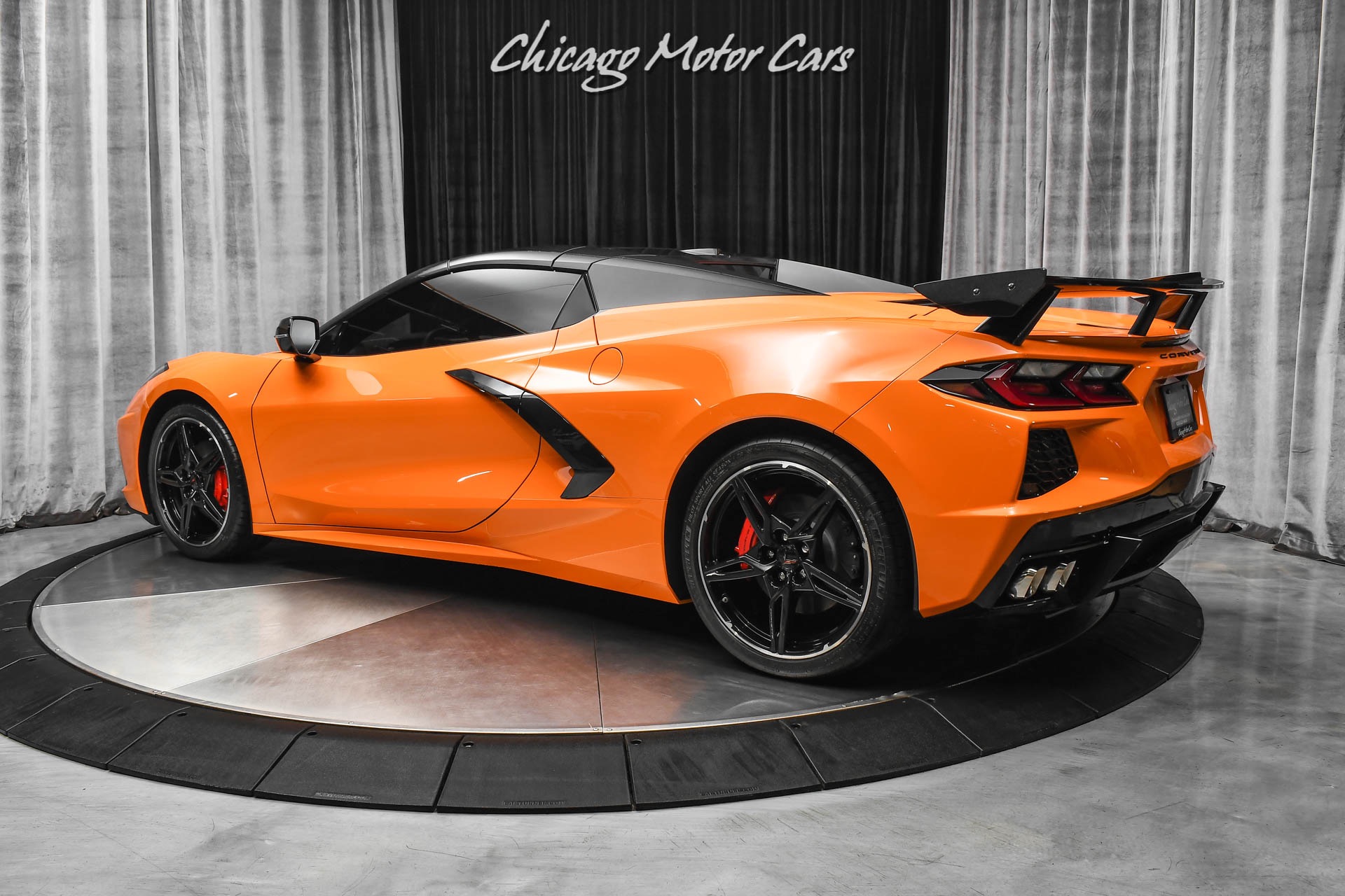 Used-2022-Chevrolet-Corvette-Stingray-Convertible-ONLY-397-Miles-Amplify-Orange-Perf-Exhaust-LOADED