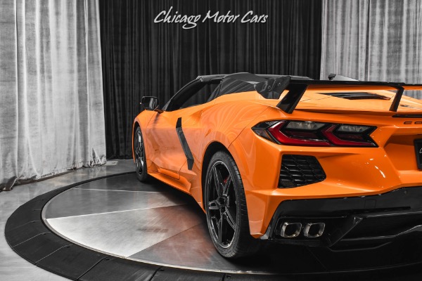 Used-2022-Chevrolet-Corvette-Stingray-Convertible-ONLY-397-Miles-Amplify-Orange-Perf-Exhaust-LOADED