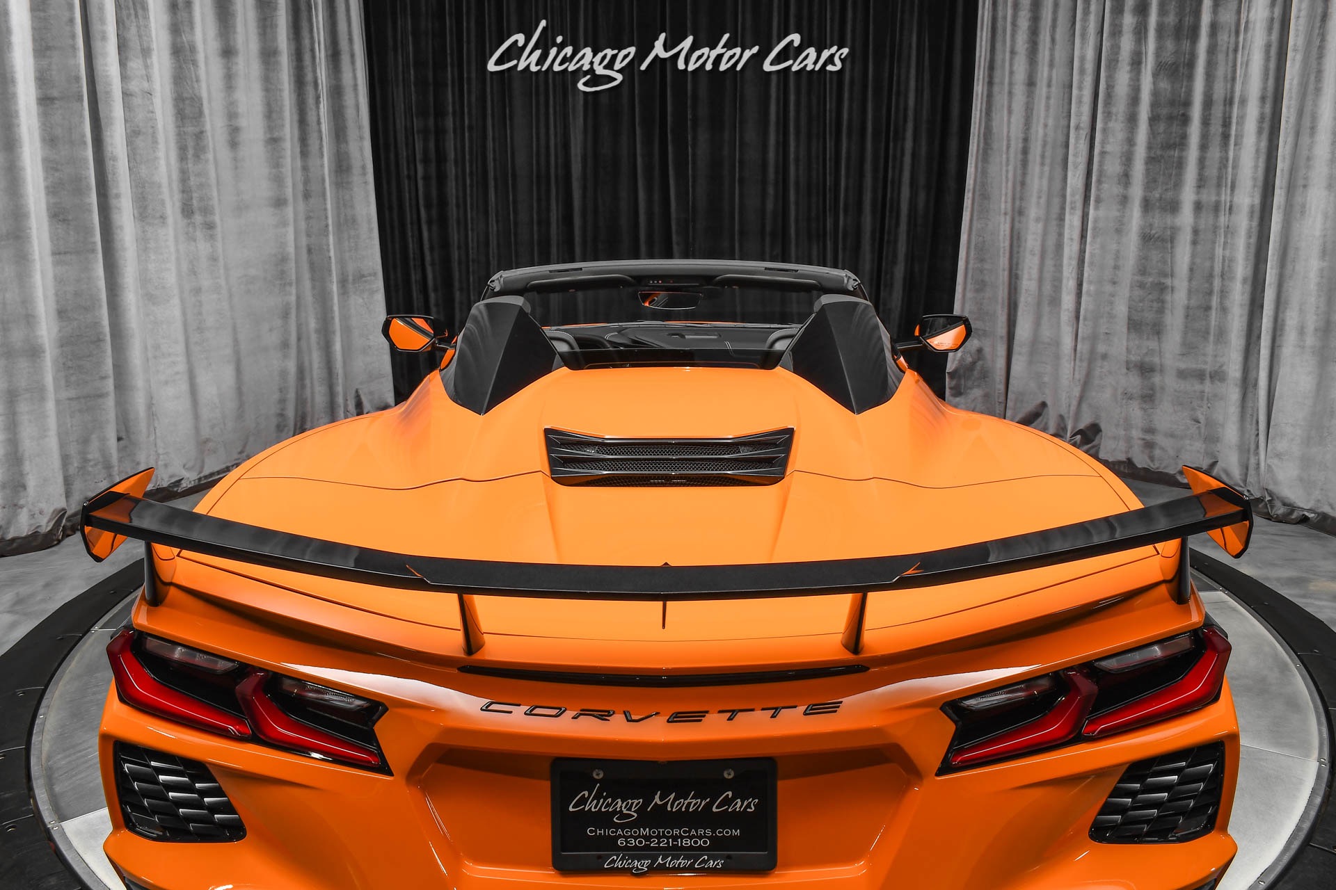 Used-2022-Chevrolet-Corvette-Stingray-Convertible-ONLY-397-Miles-Amplify-Orange-Perf-Exhaust-LOADED