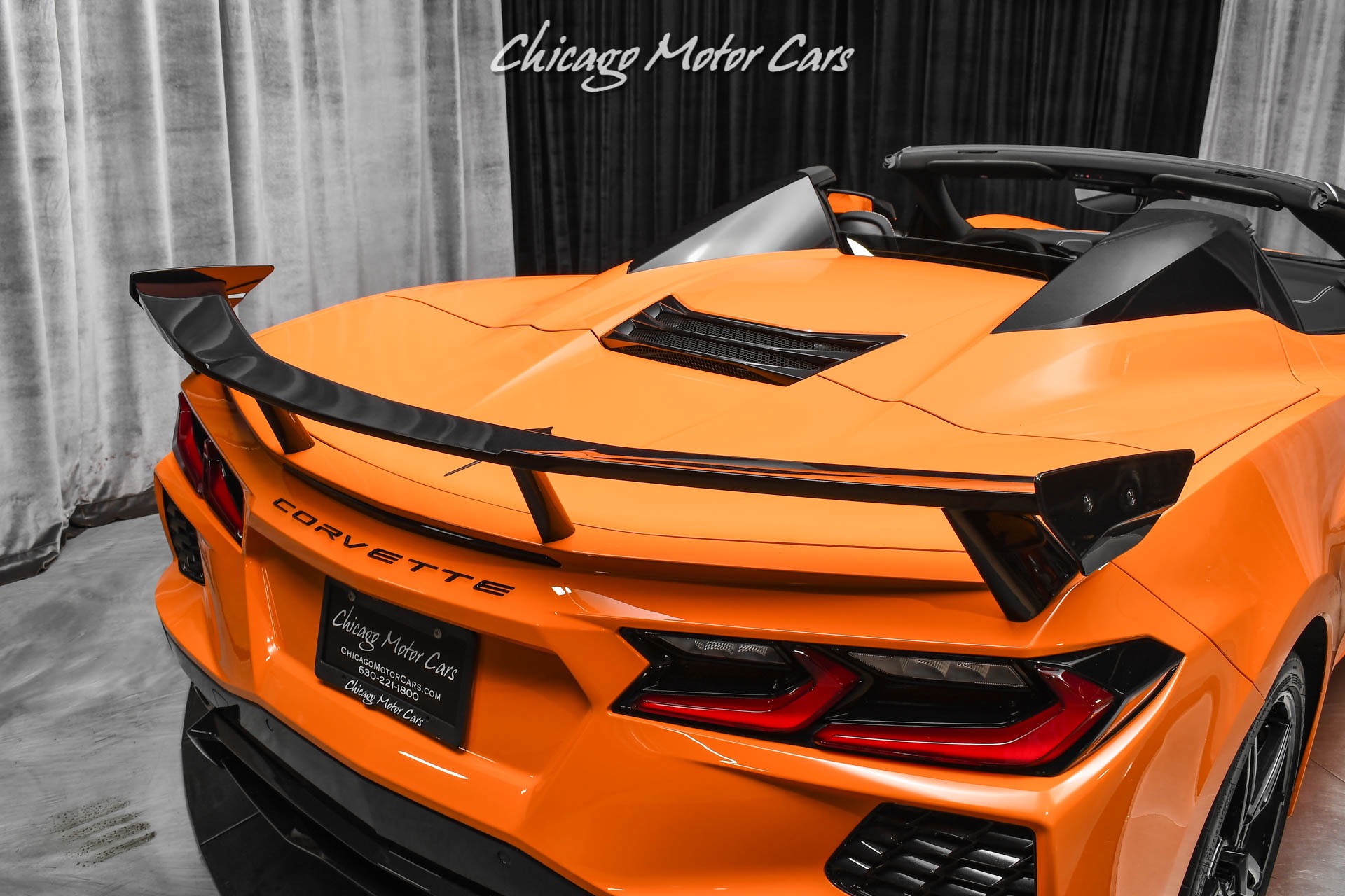 Used-2022-Chevrolet-Corvette-Stingray-Convertible-ONLY-397-Miles-Amplify-Orange-Perf-Exhaust-LOADED