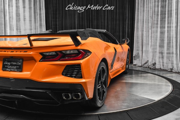 Used-2022-Chevrolet-Corvette-Stingray-Convertible-ONLY-397-Miles-Amplify-Orange-Perf-Exhaust-LOADED