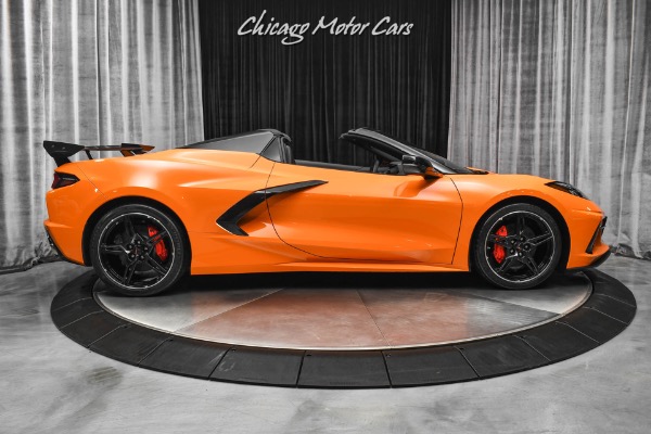 Used-2022-Chevrolet-Corvette-Stingray-Convertible-ONLY-397-Miles-Amplify-Orange-Perf-Exhaust-LOADED