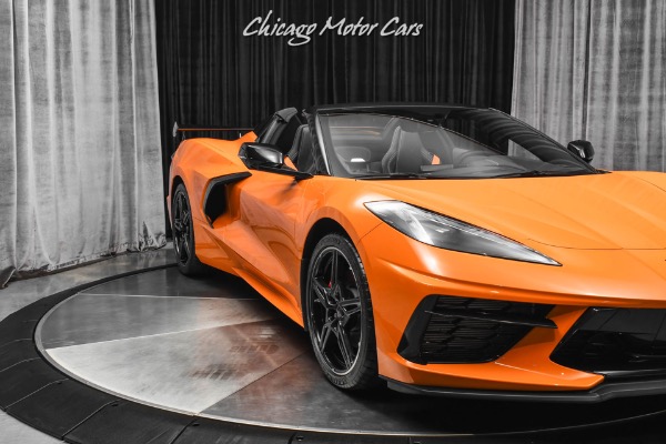 Used-2022-Chevrolet-Corvette-Stingray-Convertible-ONLY-397-Miles-Amplify-Orange-Perf-Exhaust-LOADED