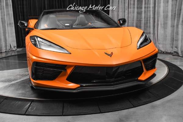 Used-2022-Chevrolet-Corvette-Stingray-Convertible-ONLY-397-Miles-Amplify-Orange-Perf-Exhaust-LOADED