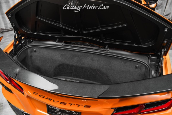 Used-2022-Chevrolet-Corvette-Stingray-Convertible-ONLY-397-Miles-Amplify-Orange-Perf-Exhaust-LOADED