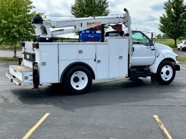 Used-2003-Ford-F650-SERVICE-TRUCK---CUMMINS-DIESEL---STELLAR-10K-CRANE