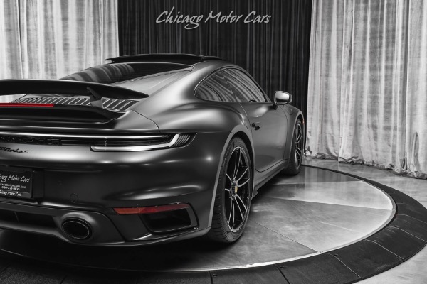 Used-2022-Porsche-911-Turbo-S-Coupe-ONLY-772-Miles-PCCB-Front-Lift-Matte-Black-Wrap-LOADED