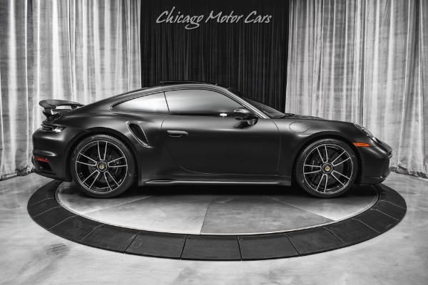 Used-2022-Porsche-911-Turbo-S-Coupe-ONLY-772-Miles-PCCB-Front-Lift-Matte-Black-Wrap-LOADED