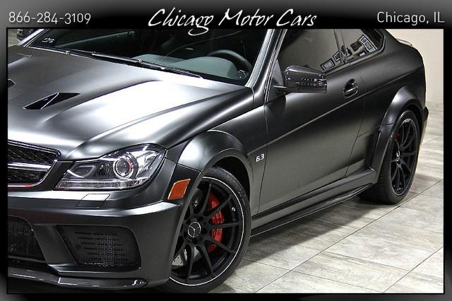 mercedes benz c63 amg black series matte black