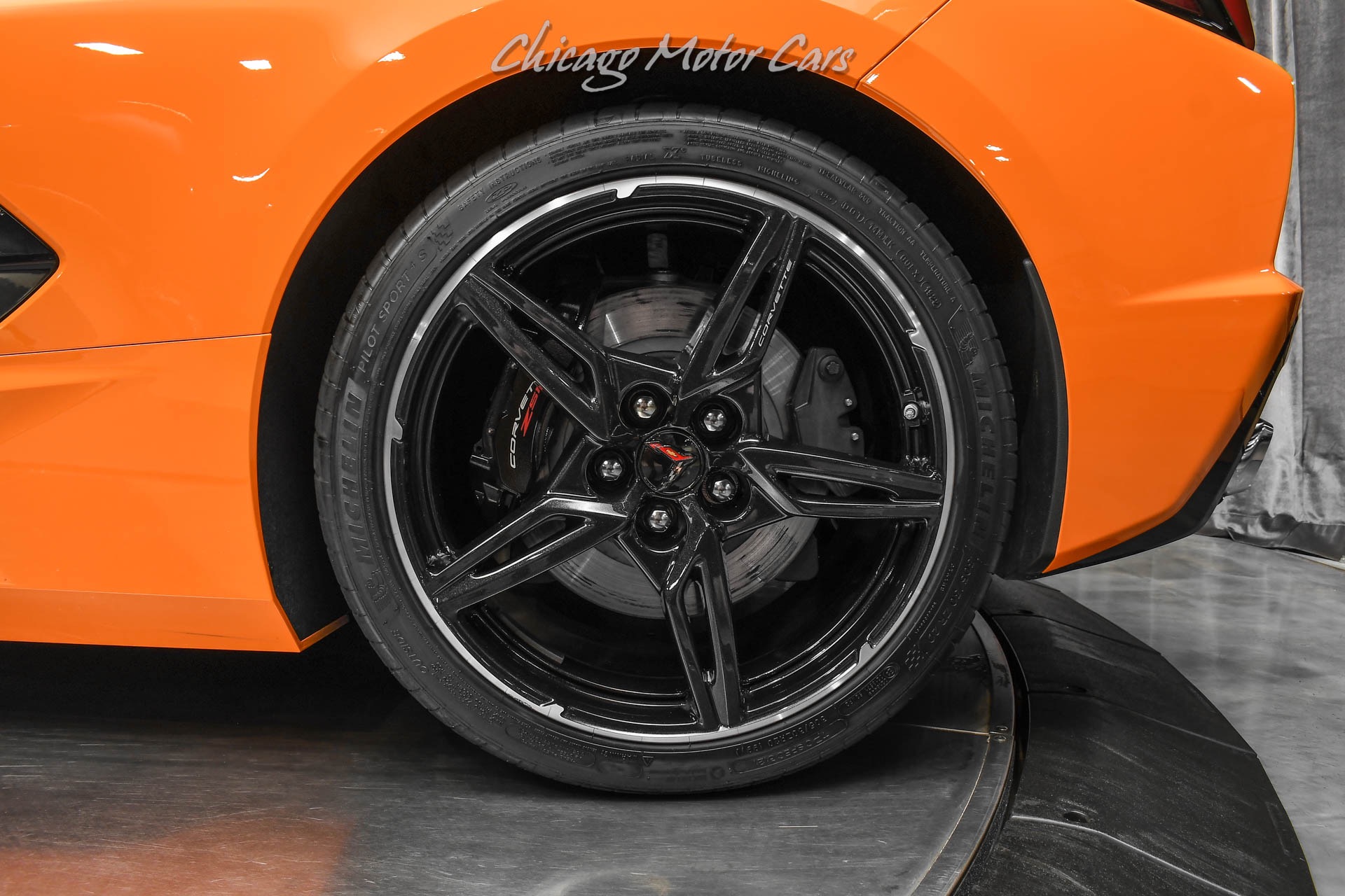 Used-2022-Chevrolet-Corvette-Stingray-2LT-C8-Convertible-with-Z51-ONLY-2K-Miles-Amplify-Orange