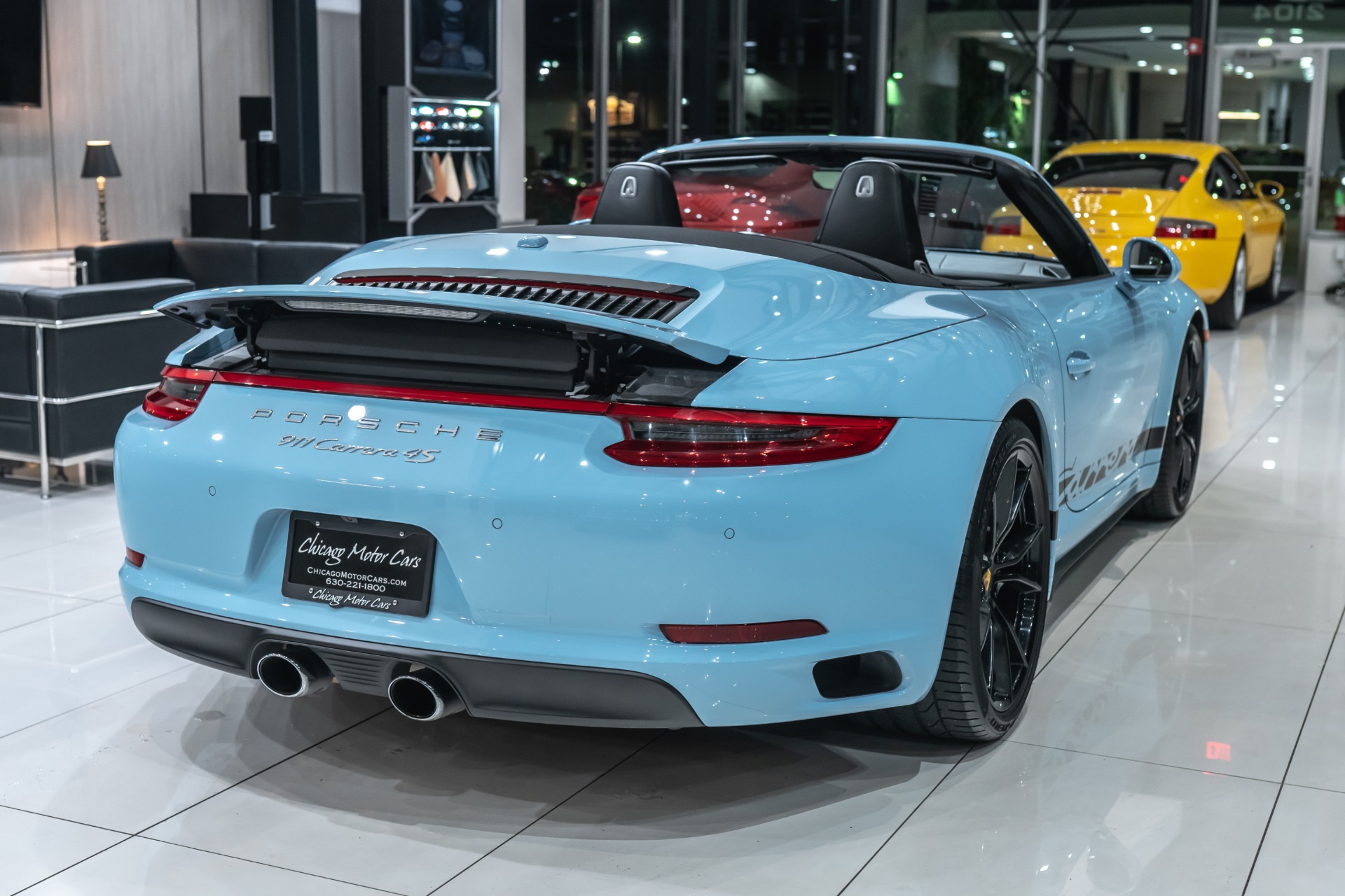 Used-2017-Porsche-911-Carrera-4S-All-Wheel-Drive-Cabriolet-Very-Rare-PTS-Gulf-Blue-154kMSRP