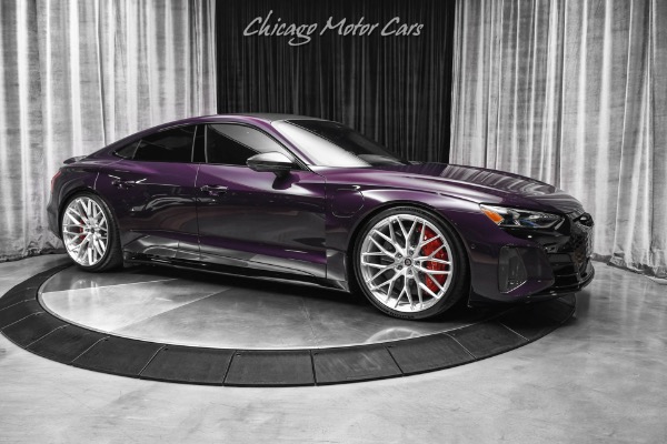 Used-2022-Audi-RS-e-tron-GT-quattro-ANRKY-Wheels-Upgrades-Lowered-RARE-Audi-Exclusive-Merlin-Purple