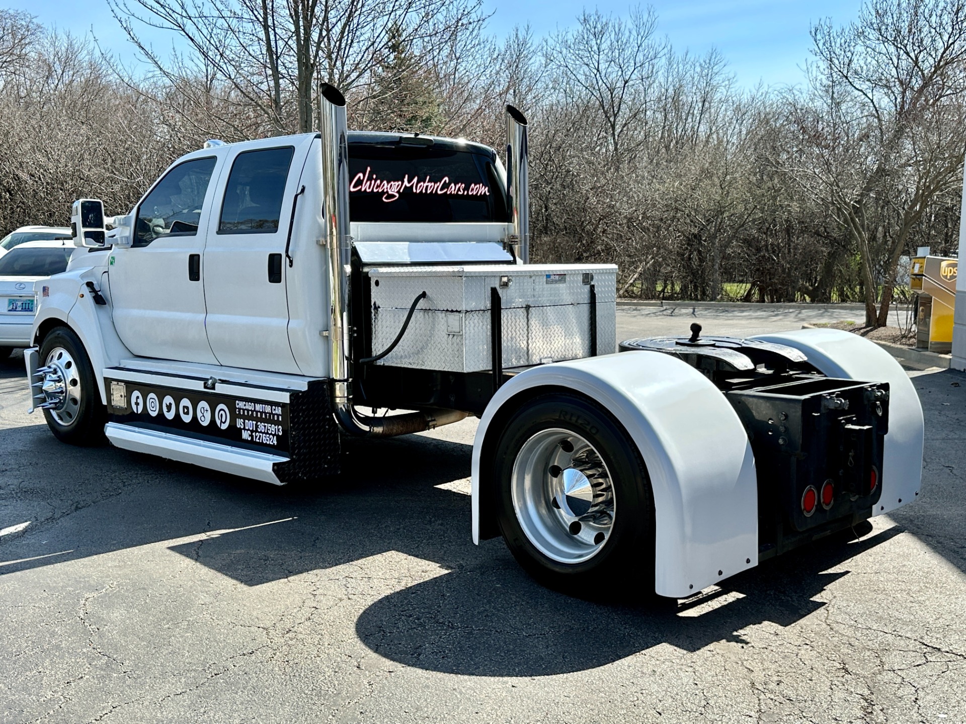 Used 2016 Ford F750 King Ranch Crew Cab Single Axle Hauler For Sale ...