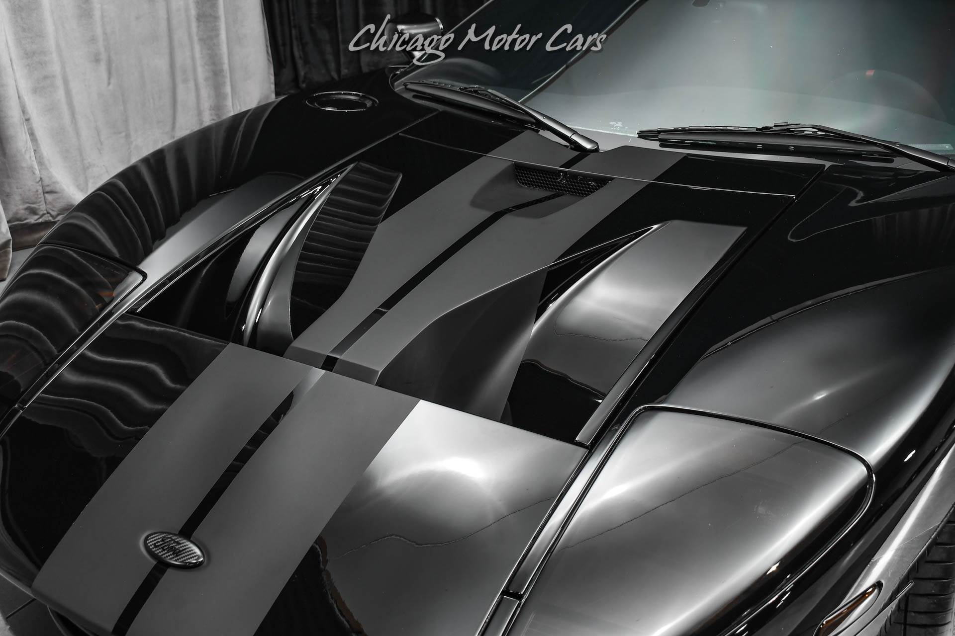 Used-2006-Ford-GT-Beautiful-Black-On-Black-HRE-Wheels-Custom-Interior