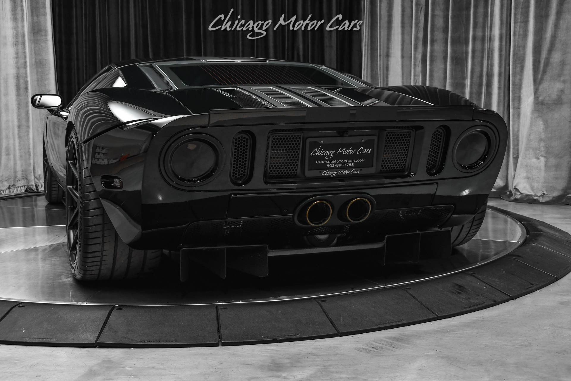 Used-2006-Ford-GT-Beautiful-Black-On-Black-HRE-Wheels-Custom-Interior