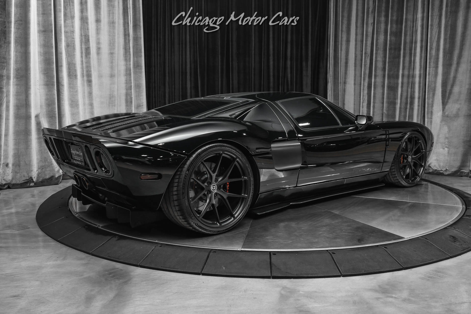 Used-2006-Ford-GT-Beautiful-Black-On-Black-HRE-Wheels-Custom-Interior