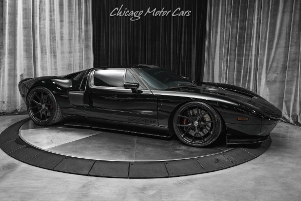 Used-2006-Ford-GT-Beautiful-Black-On-Black-HRE-Wheels-Custom-Interior